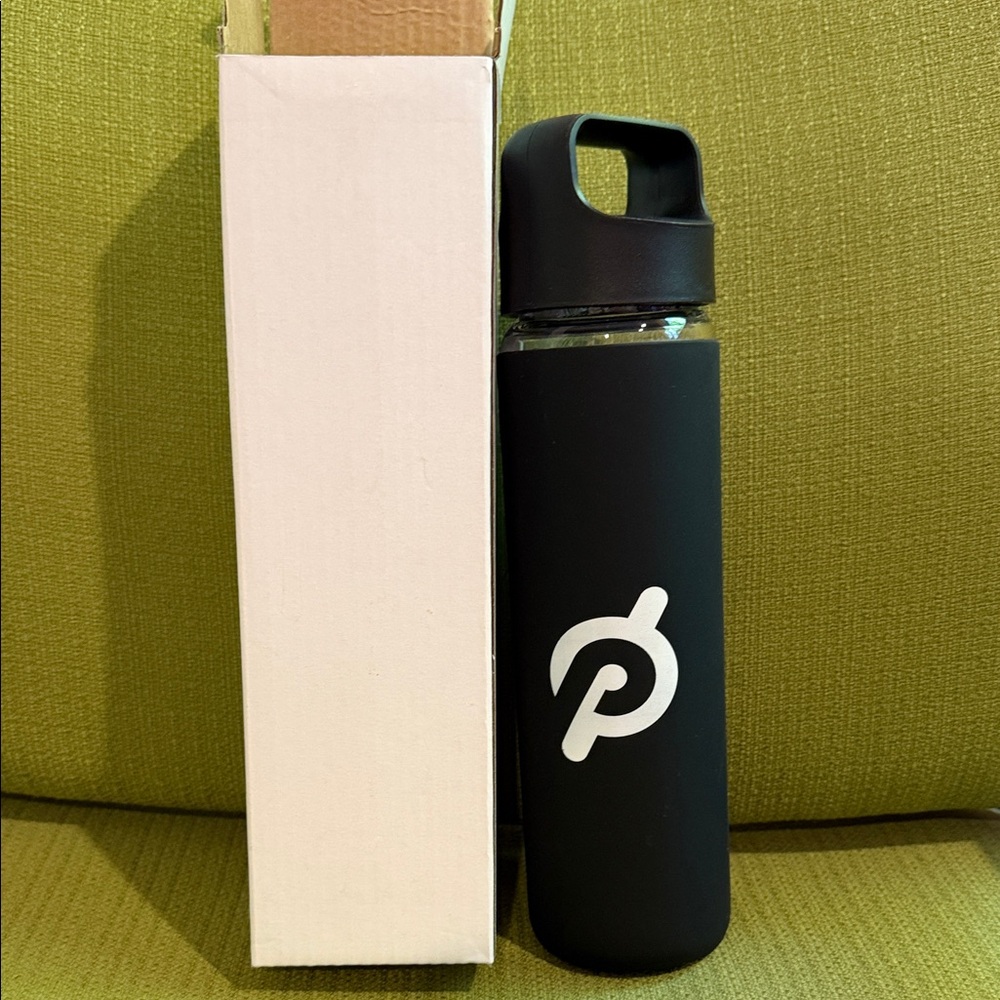 Peloton Black Water Bottle with Iconic Logo